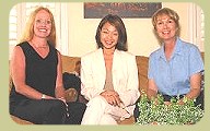 Cathleen, TV's Lee Ann Kim and client Barbara Hill 