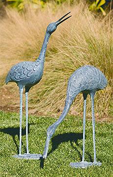 A pair of cranes symbolizes